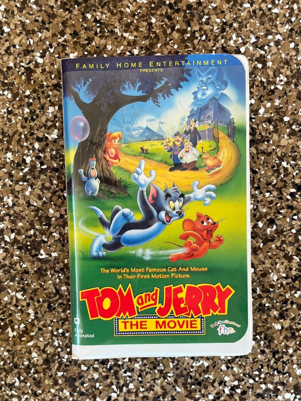 Tom and Jerry The Movie VHS 1992 retro kidcore 90s vintage cassette tape